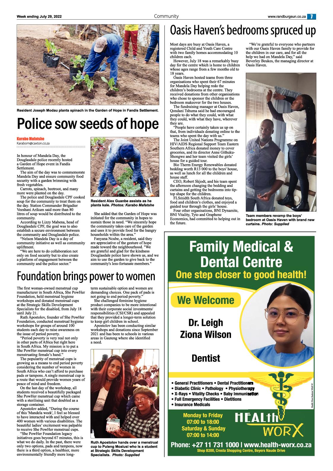 Randburg Sun July 29 2022 page 7