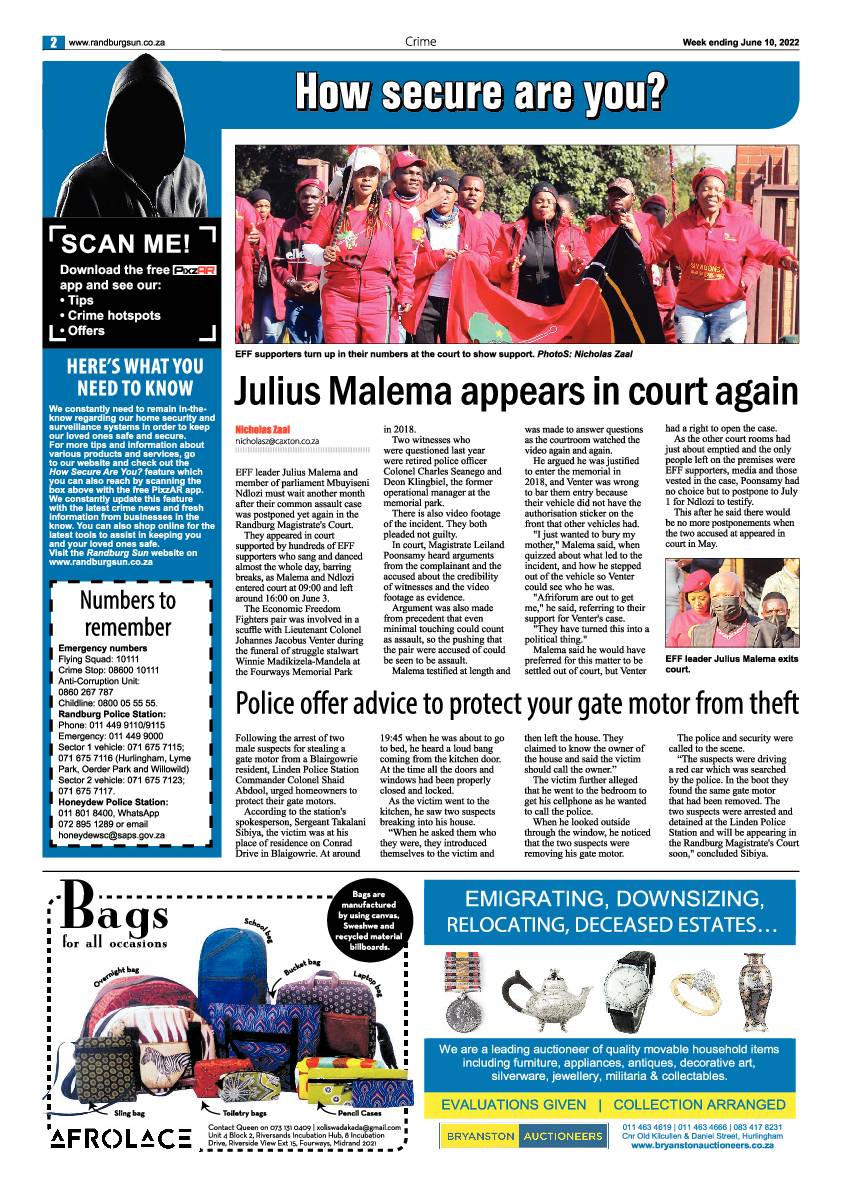Randburg Sun June 10 2022 page 2