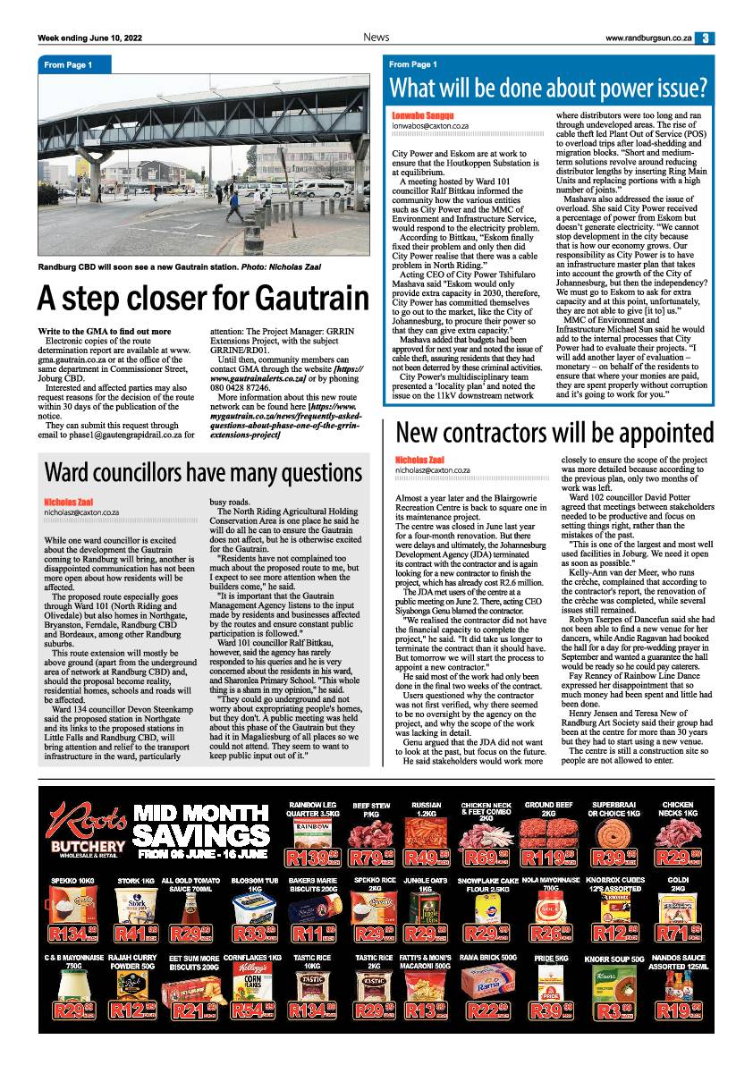 Randburg Sun June 10 2022 page 3