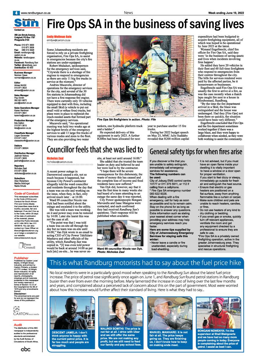 Randburg Sun June 10 2022 page 4
