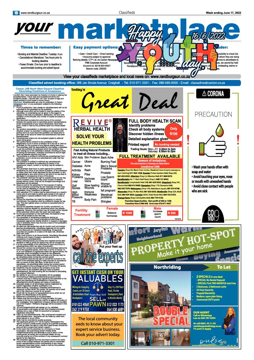 Randburg Sun June 17 2022 page 10