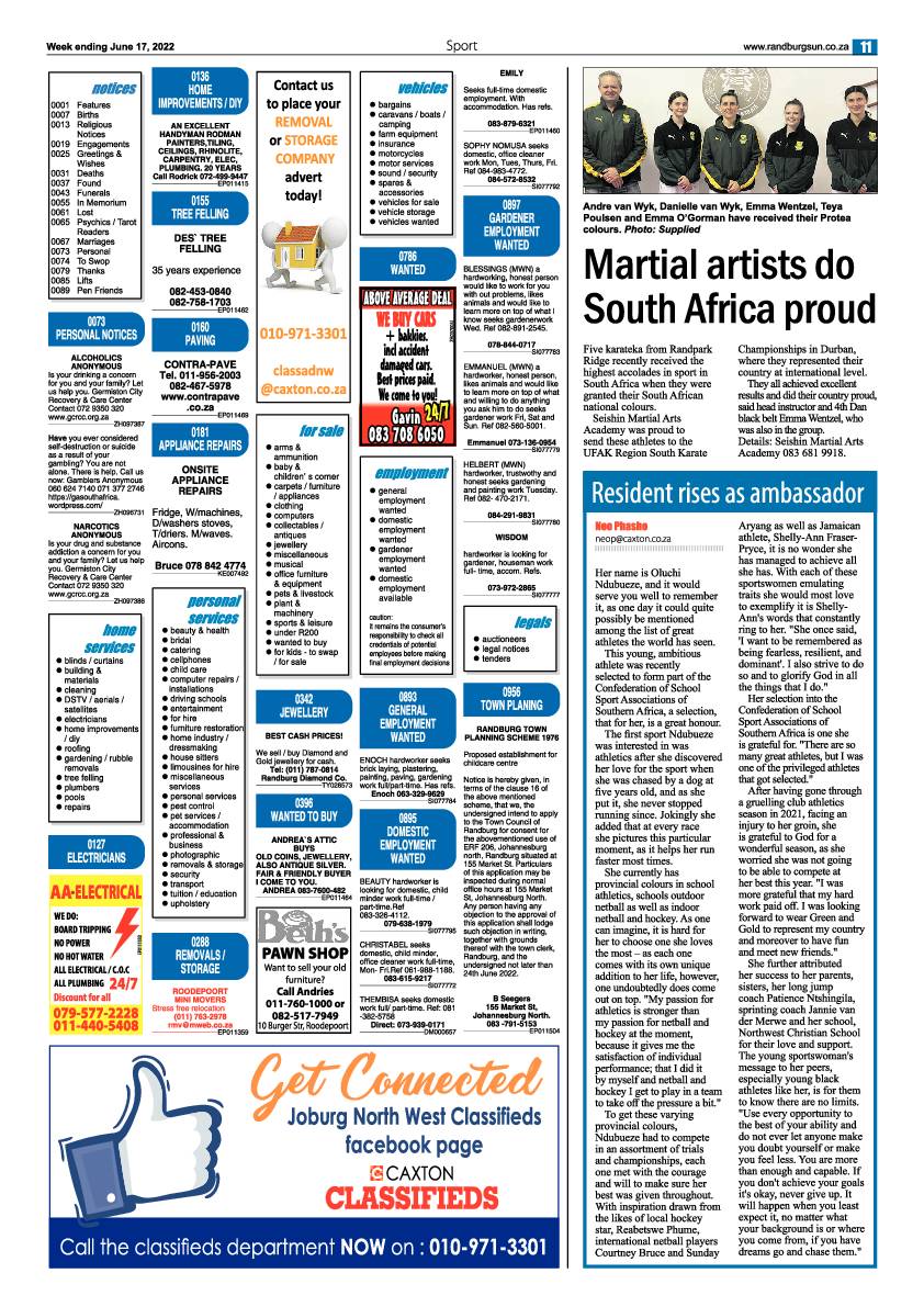 Randburg Sun June 17 2022 page 11