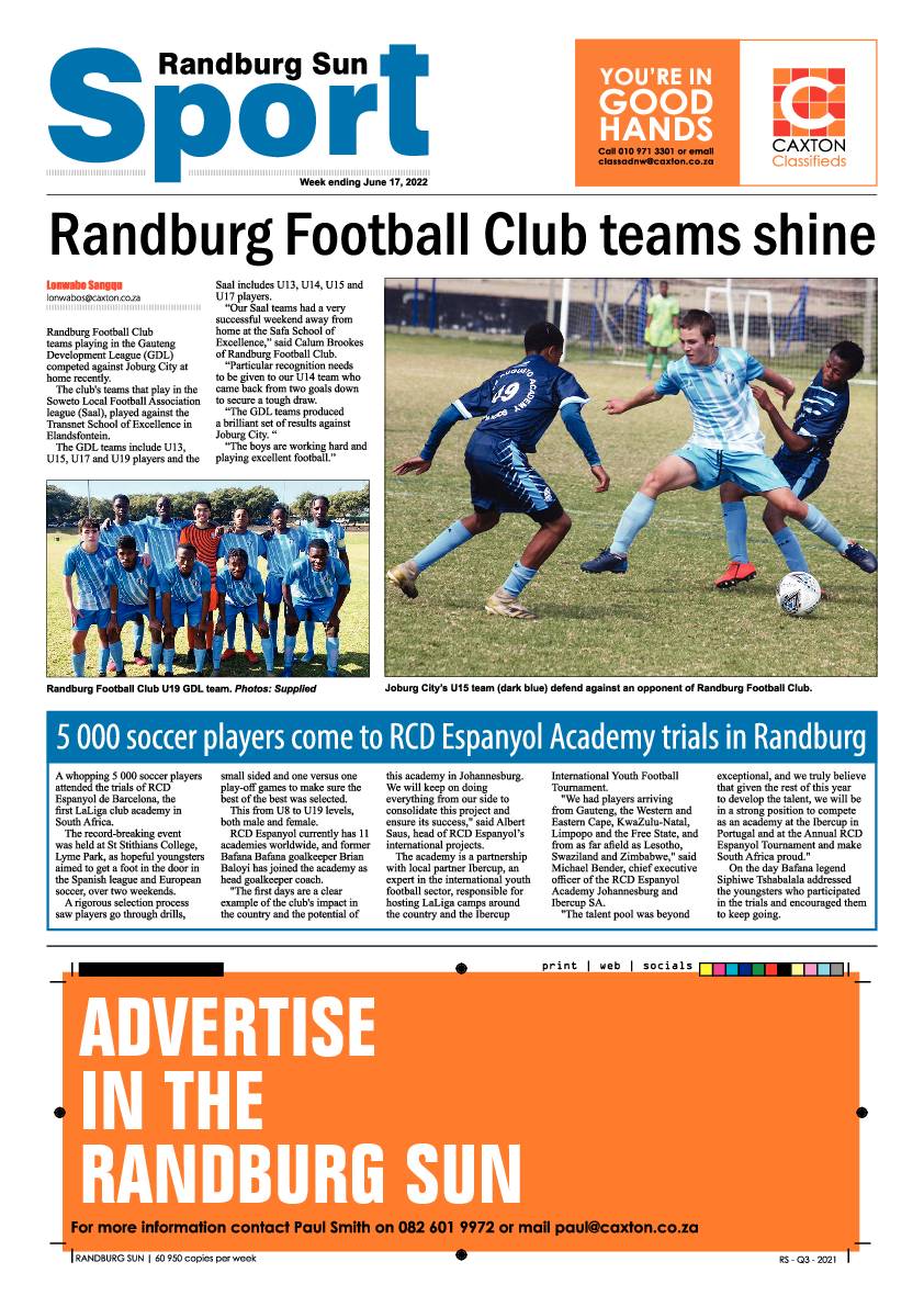 Randburg Sun June 17 2022 page 12