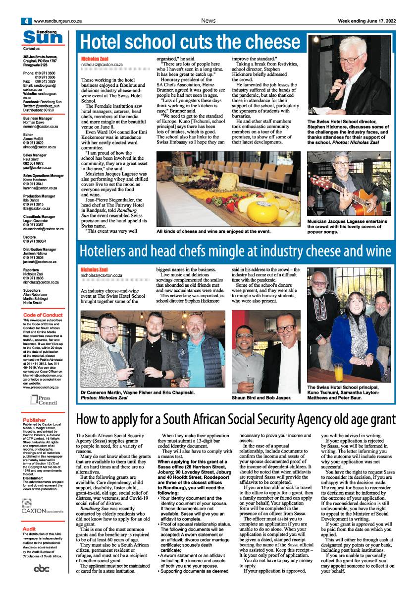 Randburg Sun June 17 2022 page 4