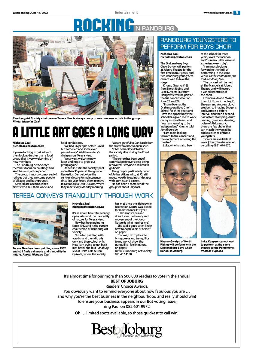 Randburg Sun June 17 2022 page 9