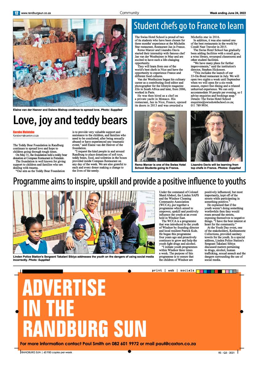 Randburg Sun June 24 2022 page 12