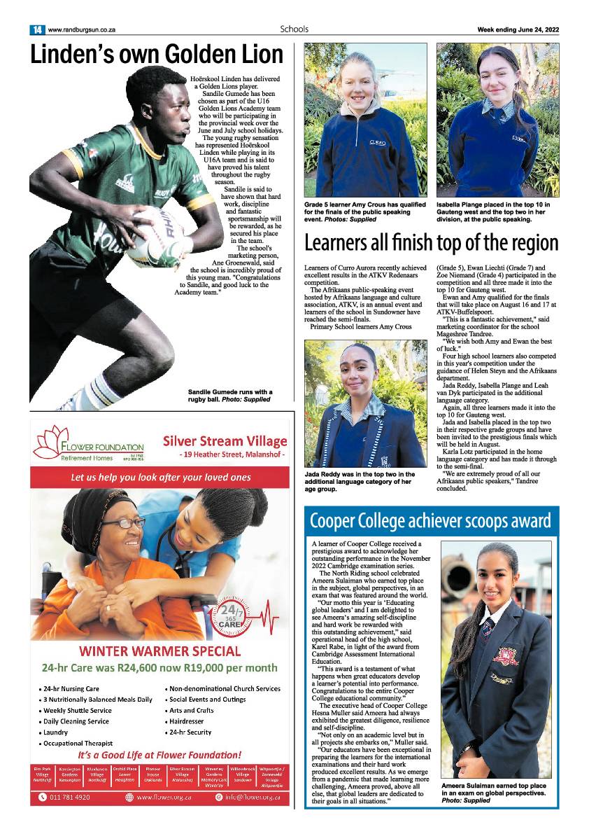 Randburg Sun June 24 2022 page 14