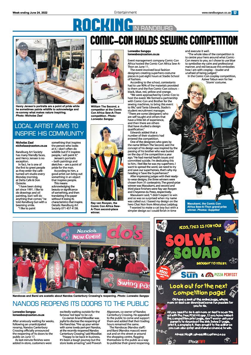 Randburg Sun June 24 2022 page 17