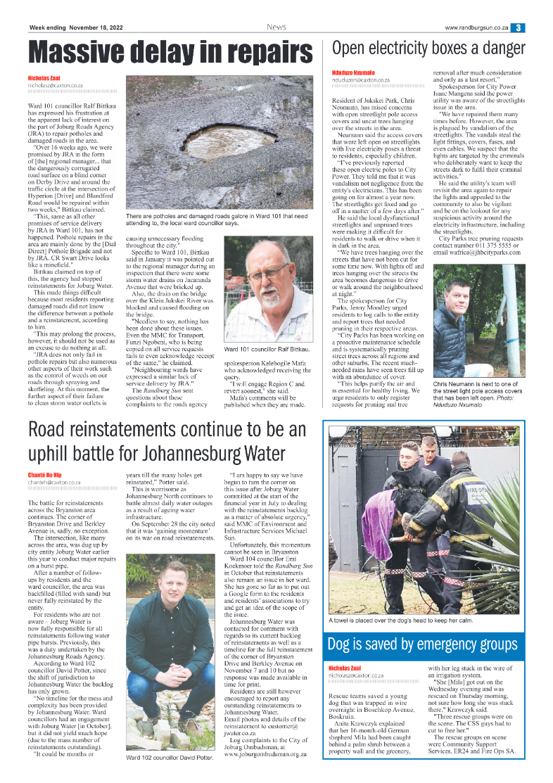 Randburg Sun Nov 18 2022 page 3