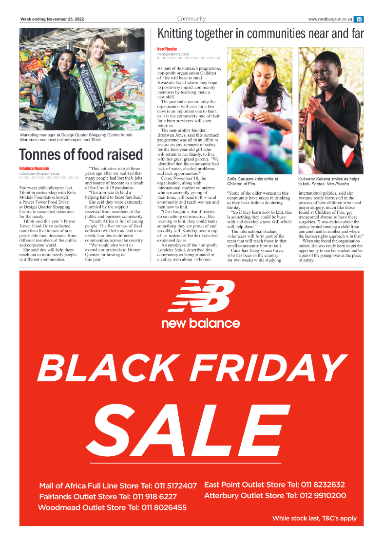 Randburg Sun Nov 25 2022 page 15
