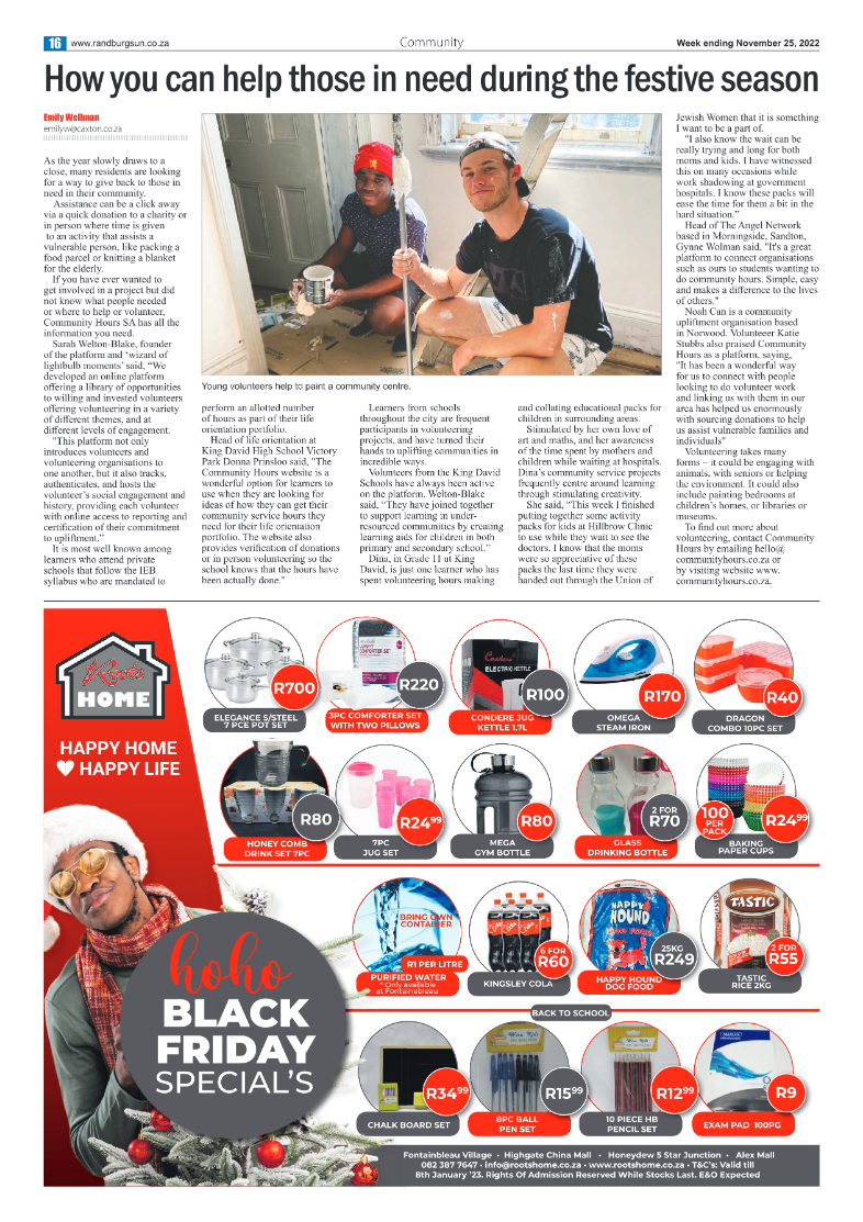 Randburg Sun Nov 25 2022 page 16