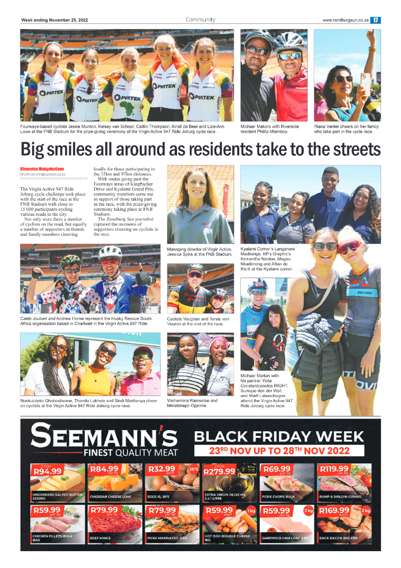 Randburg Sun Nov 25 2022 page 17