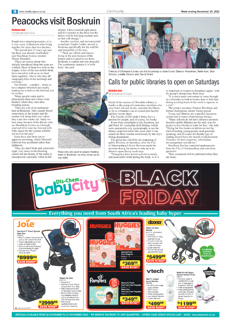 Randburg Sun Nov 25 2022 page 18