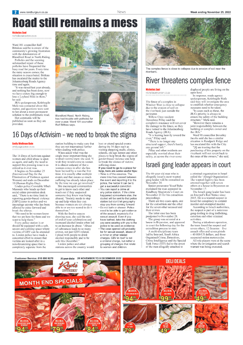 Randburg Sun Nov 25 2022 page 2