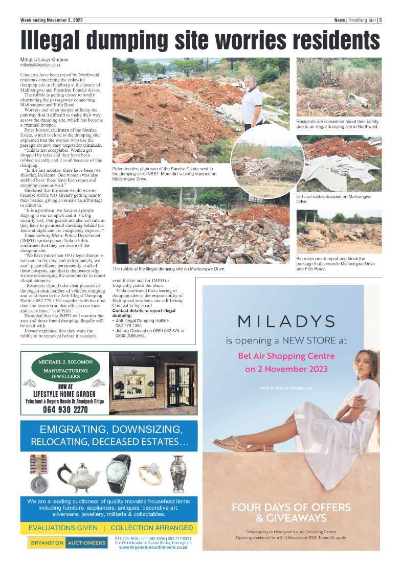 Randburg Sun November 3 2023 page 3