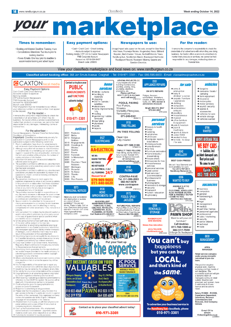 Randburg Sun Oct 14 2022 page 14