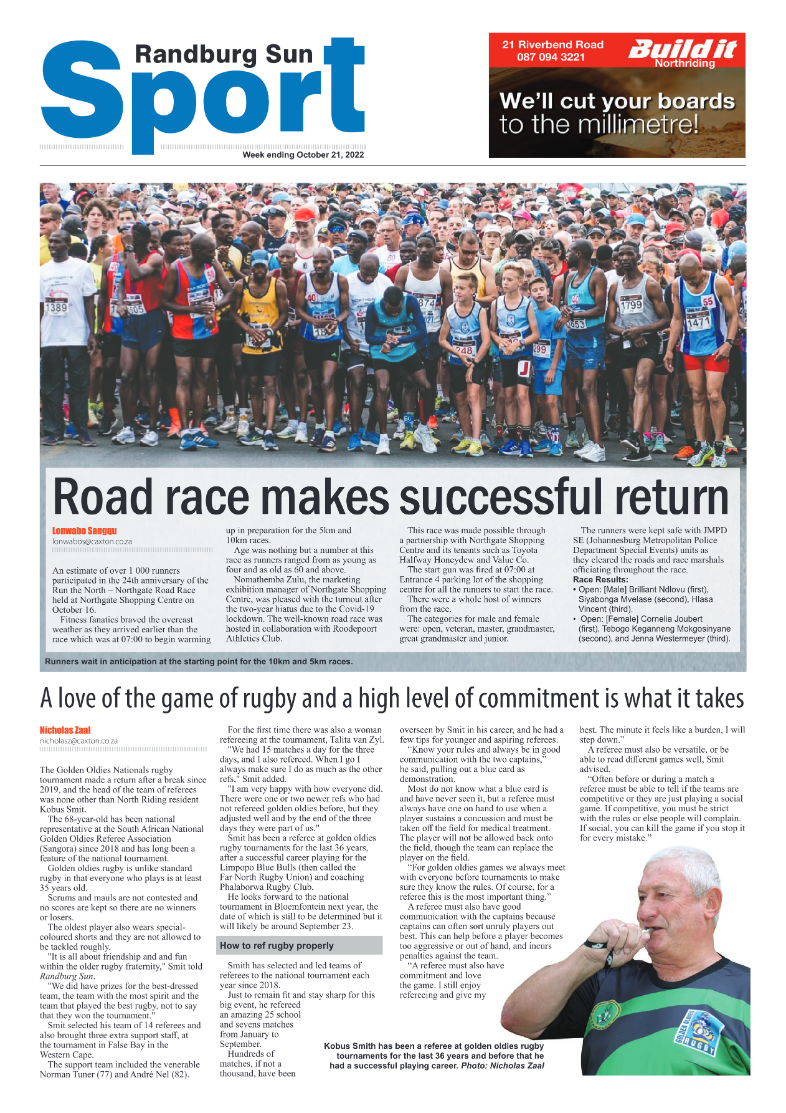 Randburg Sun Oct 21 2022 page 16