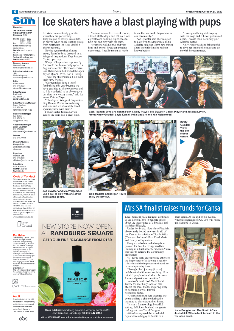Randburg Sun Oct 21 2022 page 4
