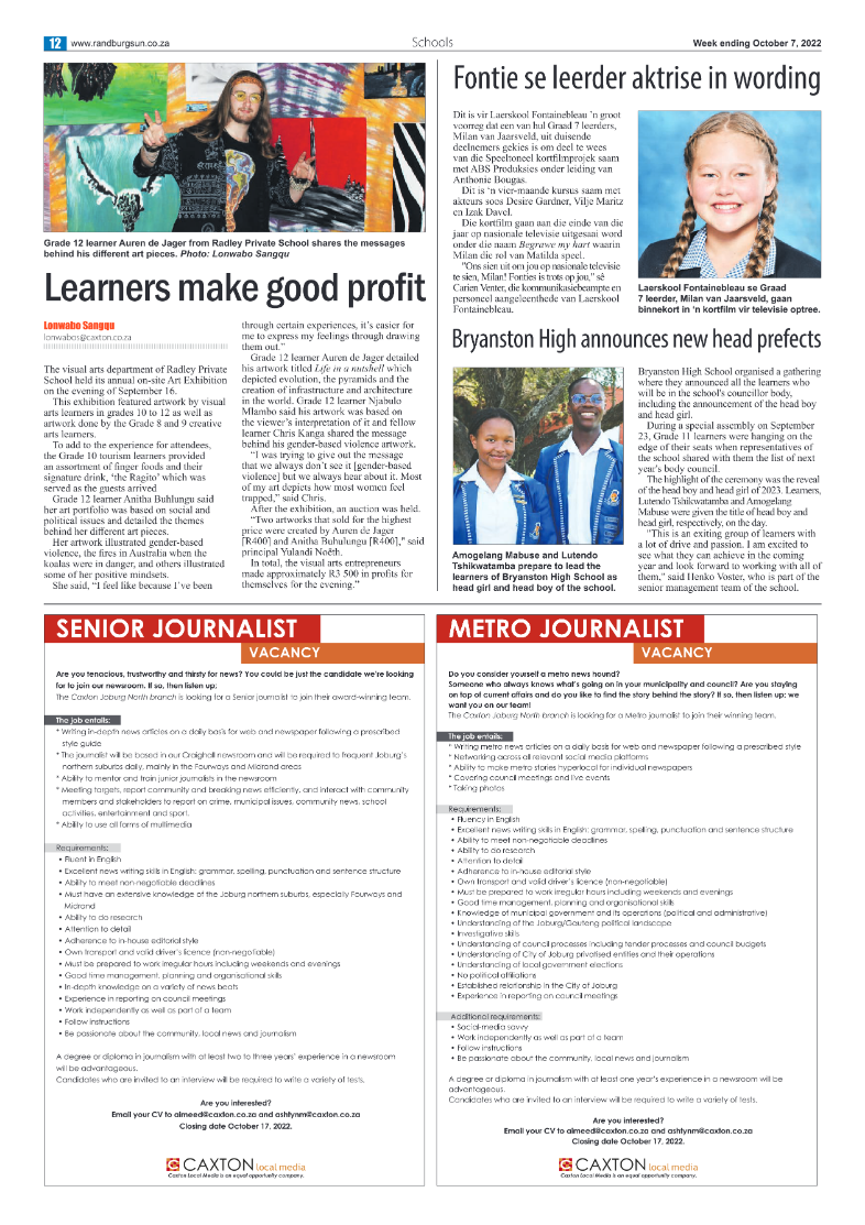 Randburg Sun October 7 2022 page 12