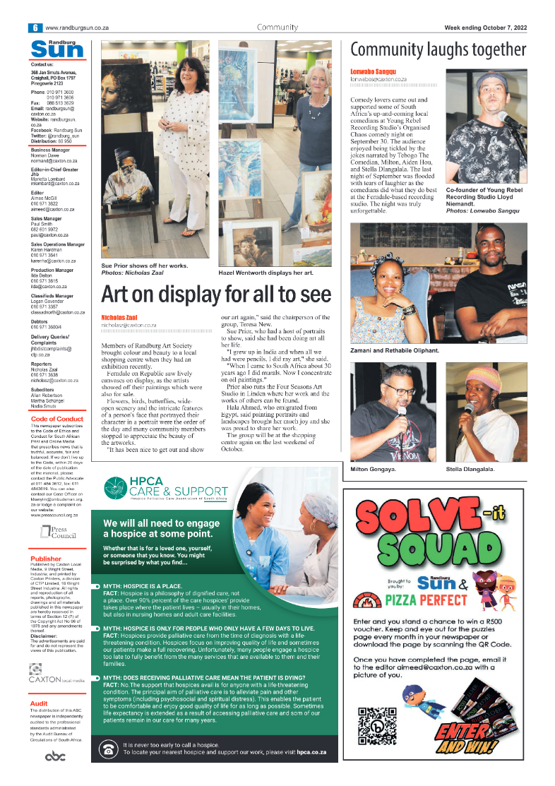 Randburg Sun October 7 2022 page 6