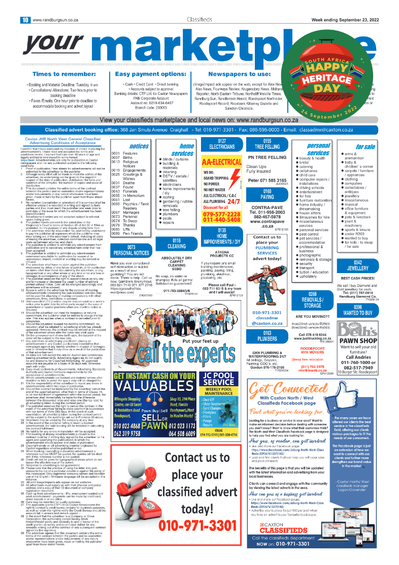 Randburg Sun September 23 2022 page 10