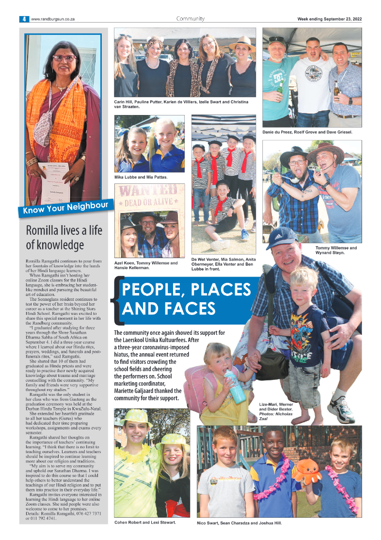 Randburg Sun September 23 2022 page 4