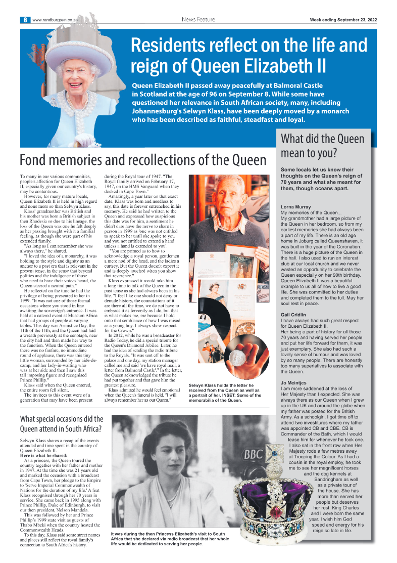 Randburg Sun September 23 2022 page 6
