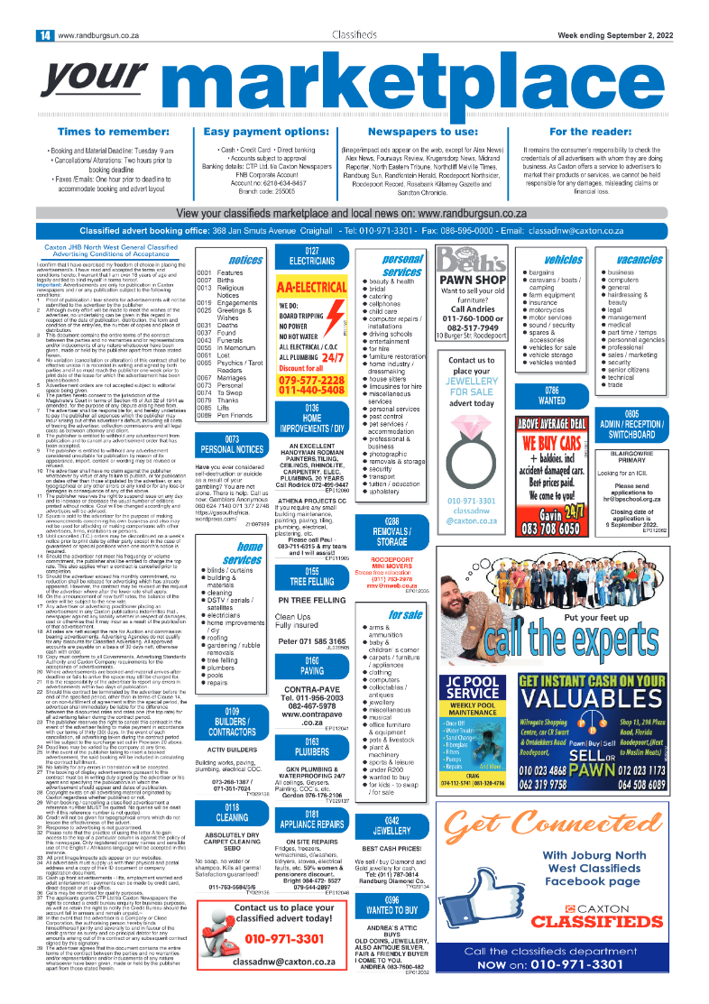 Randburg Sun September 2 2022 page 13