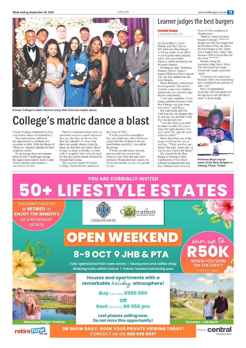 Randburg Sun September 30 2022 page 11