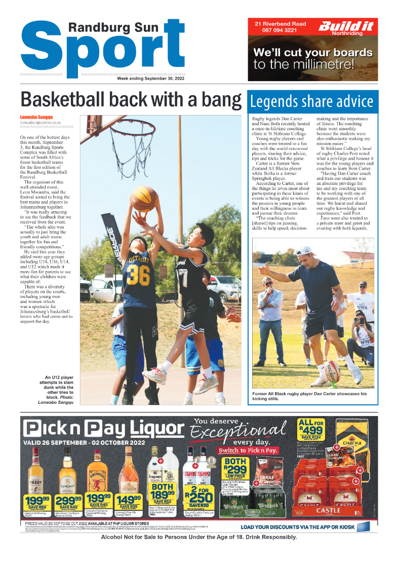 Randburg Sun September 30 2022 page 16