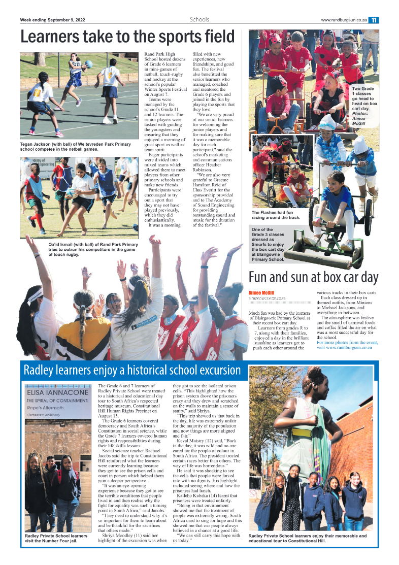 Randburg Sun September 9 2022 page 11