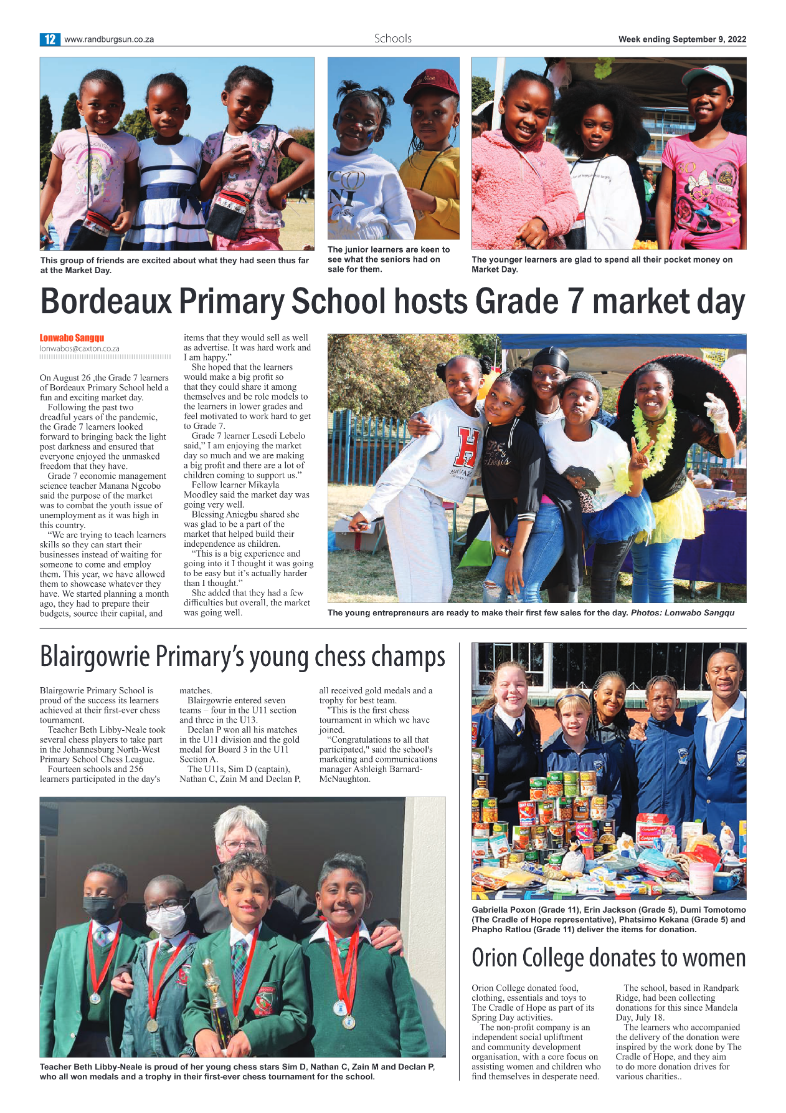 Randburg Sun September 9 2022 page 12