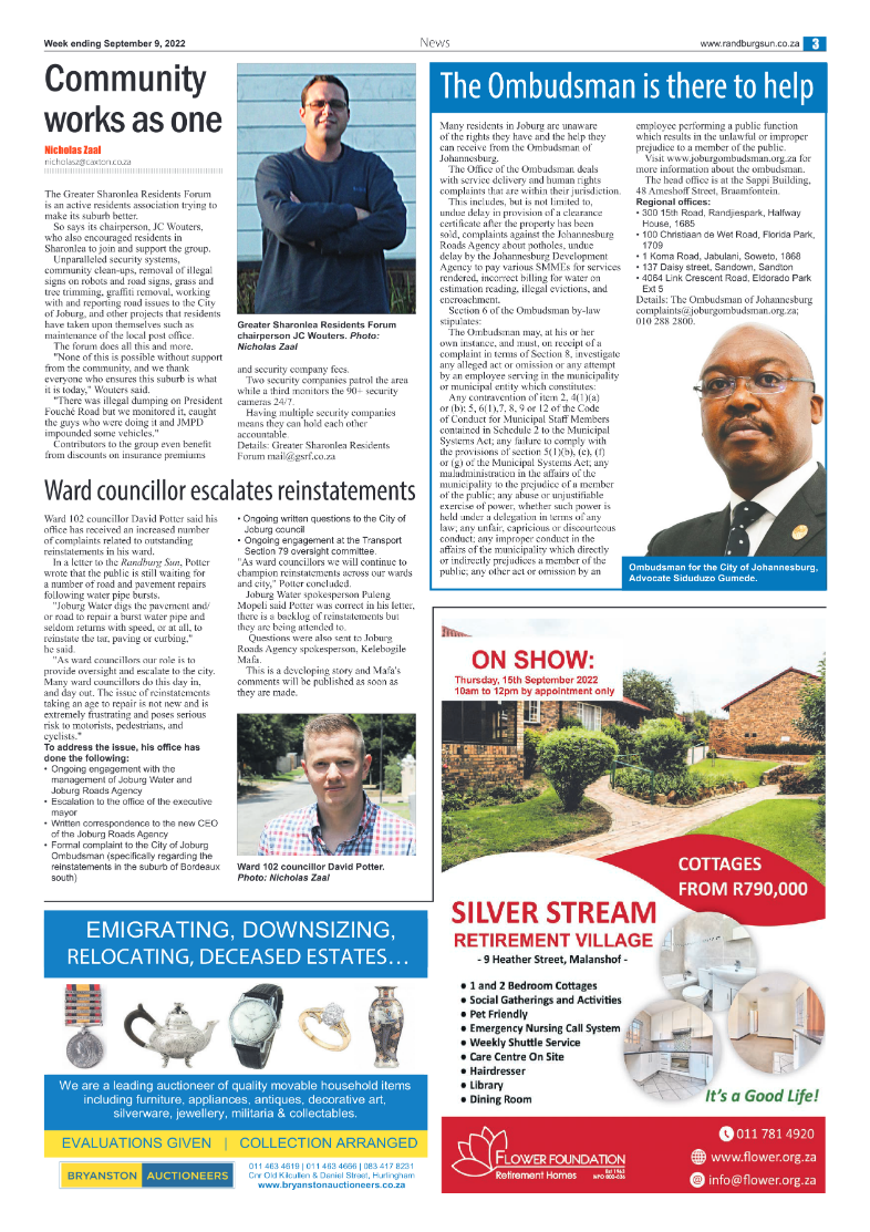 Randburg Sun September 9 2022 page 3