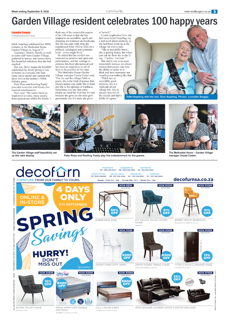 Randburg Sun September 9 2022 page 5