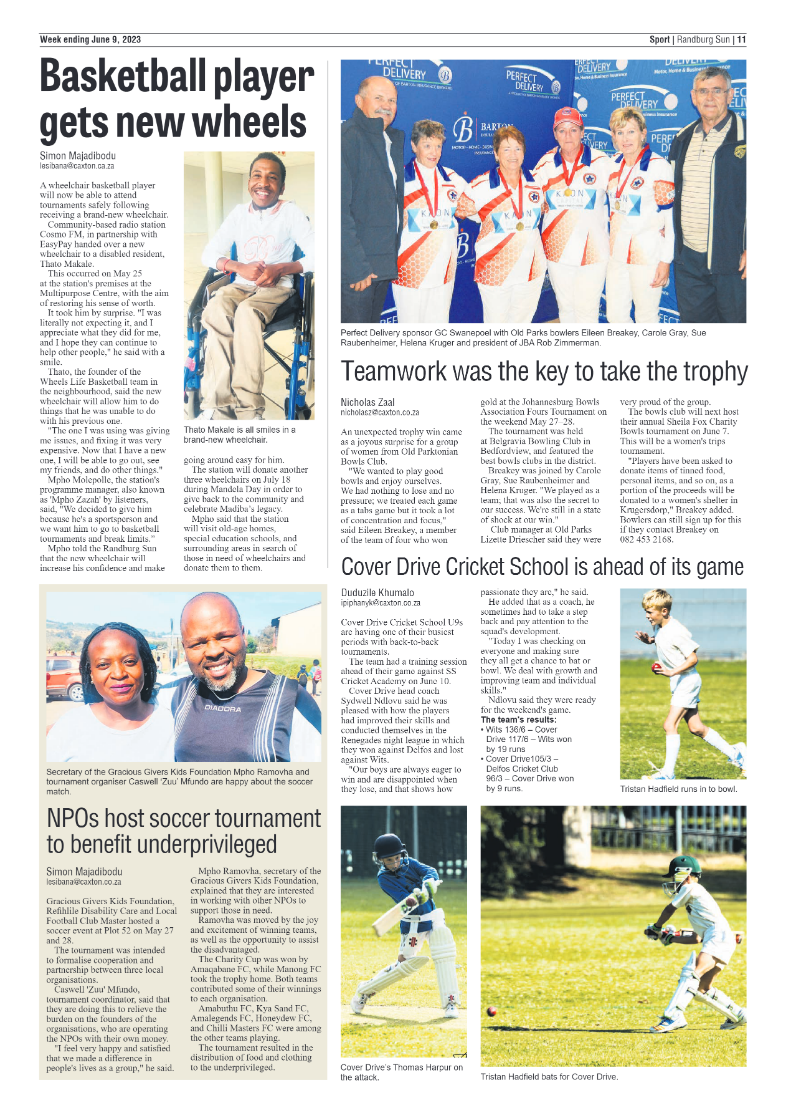 Randburg Sun 09 June 2023 page 11
