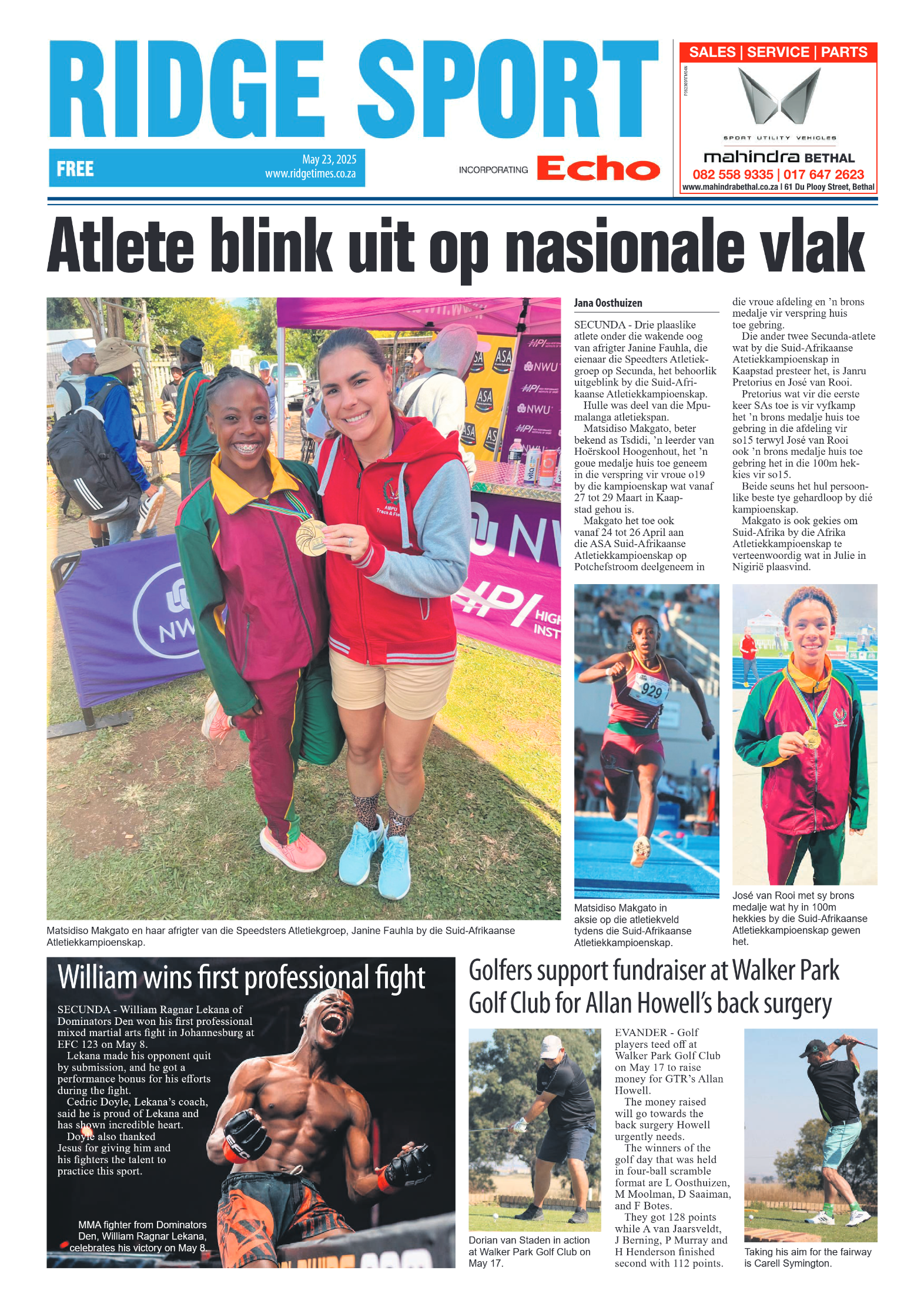 Ridge Times 23 May 2025 page 12