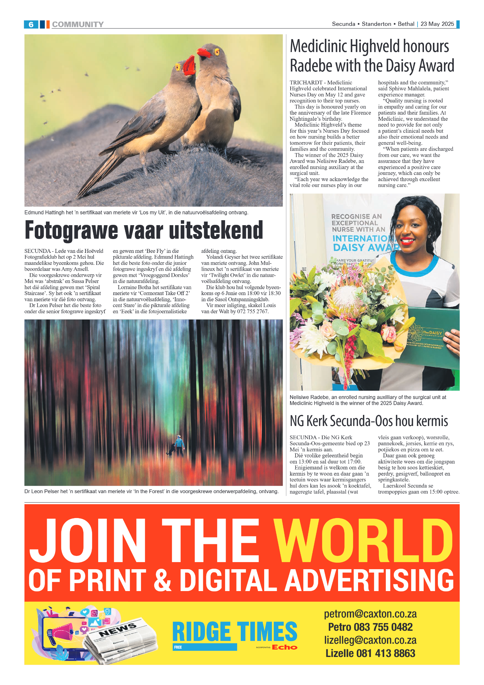 Ridge Times 23 May 2025 page 6