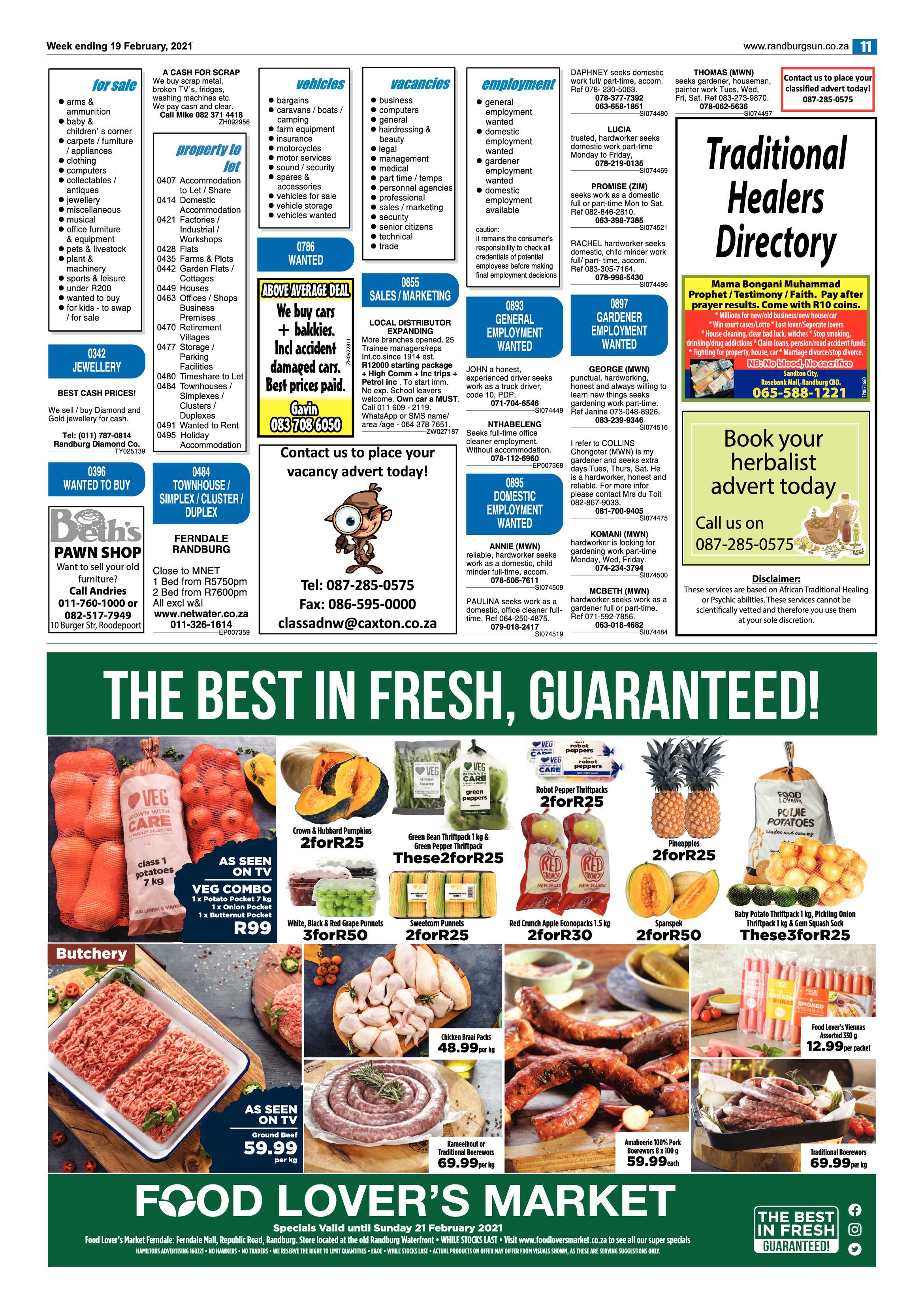 Randburg Sun 19 February 2021 page 11