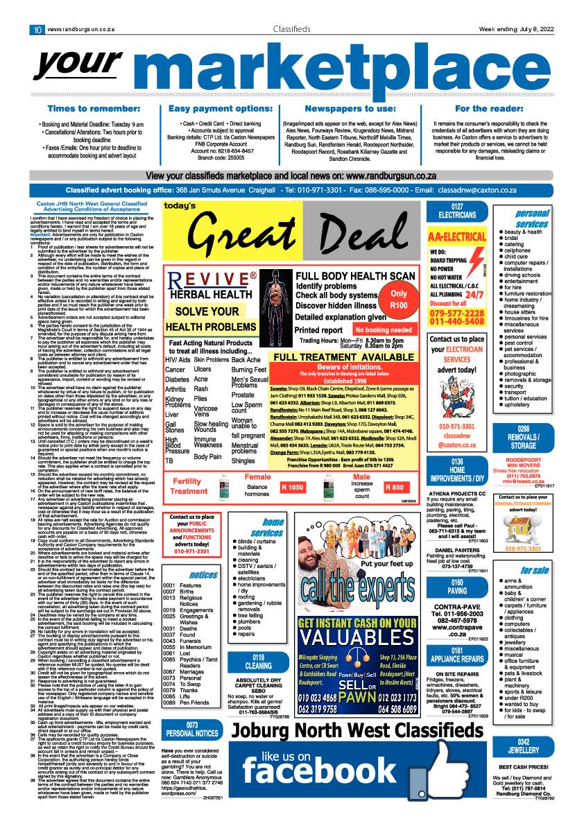 Randburg Sun 08 July 2022 page 10
