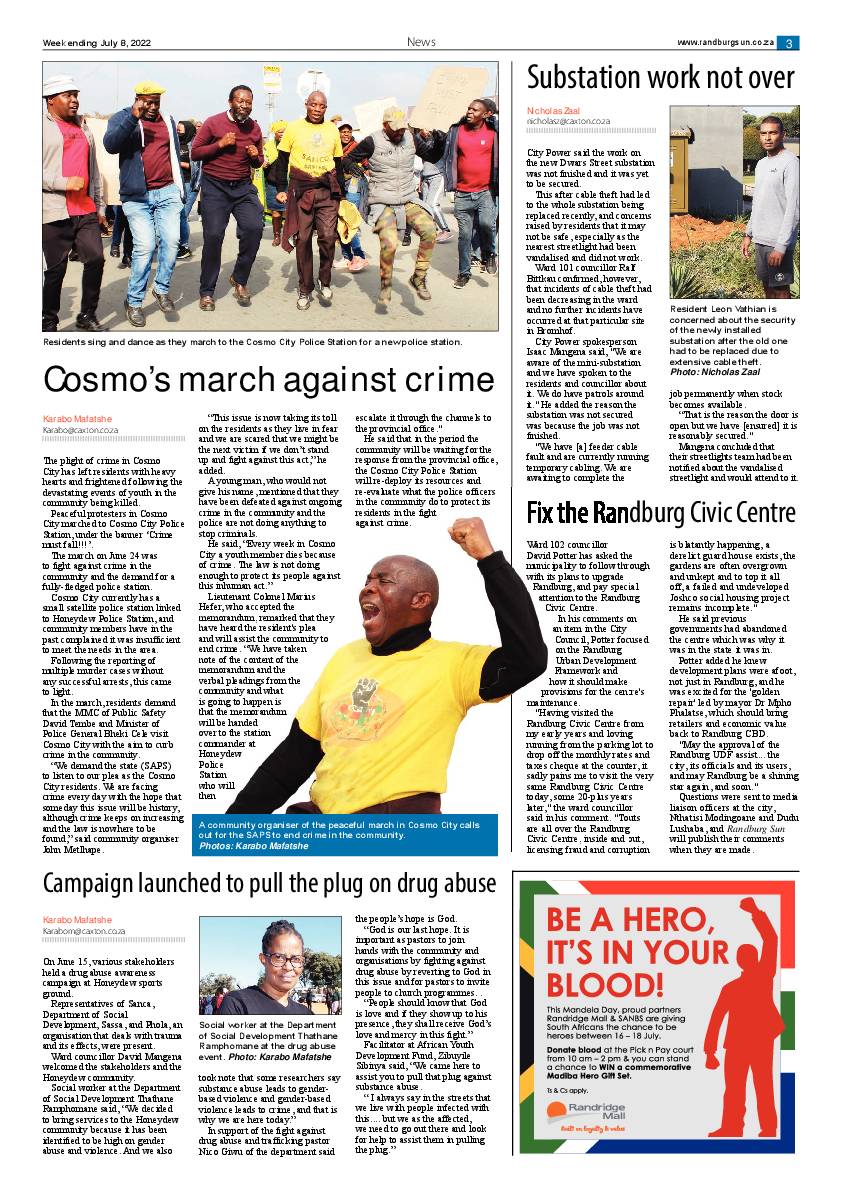 Randburg Sun 08 July 2022 page 3