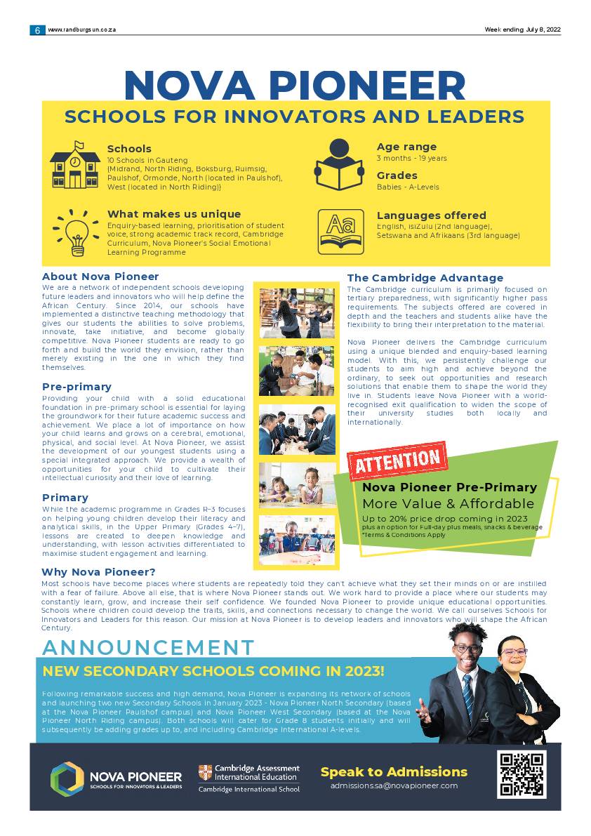 Randburg Sun 08 July 2022 page 6