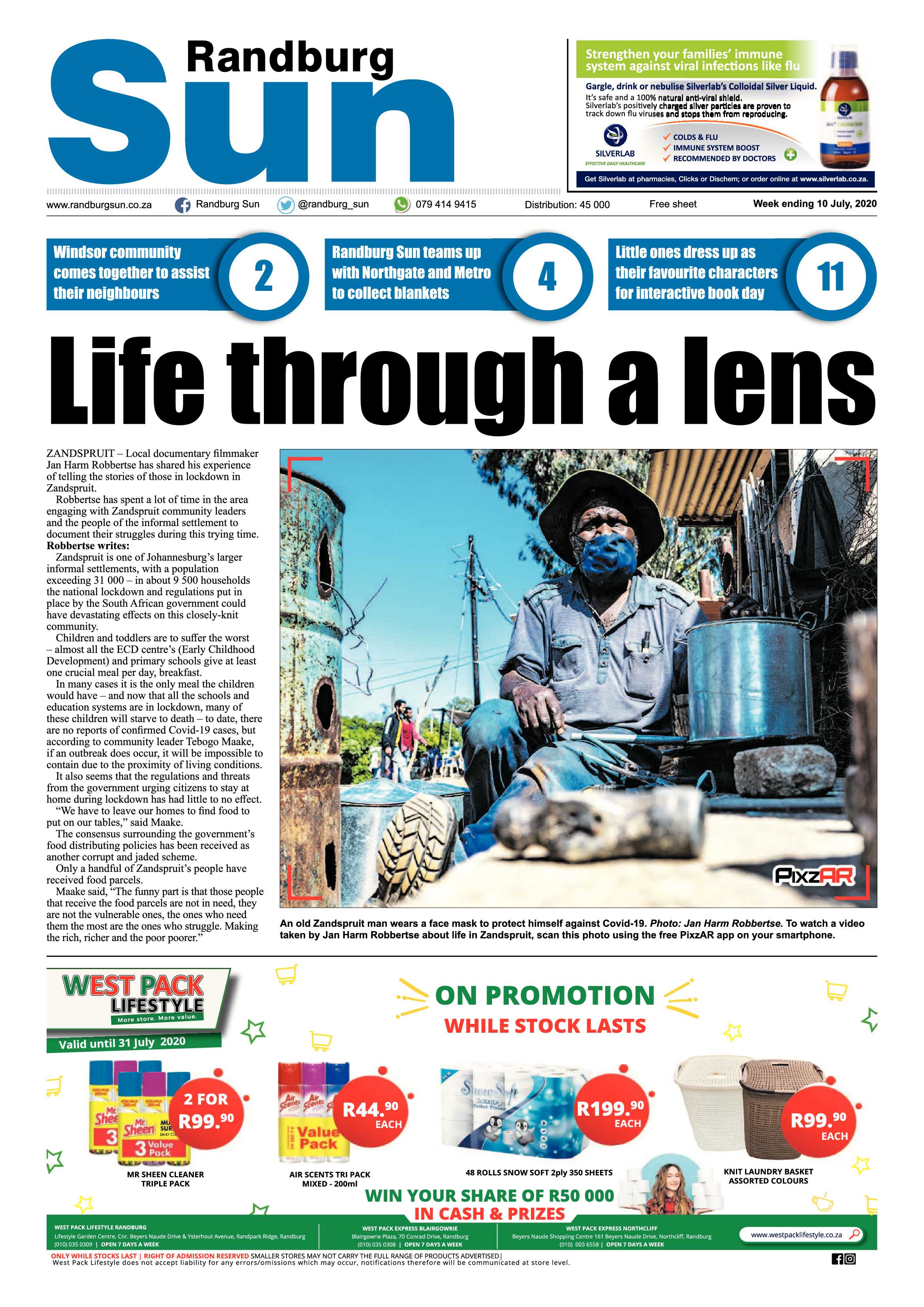 Randburg Sun 10 July 2020 page 1