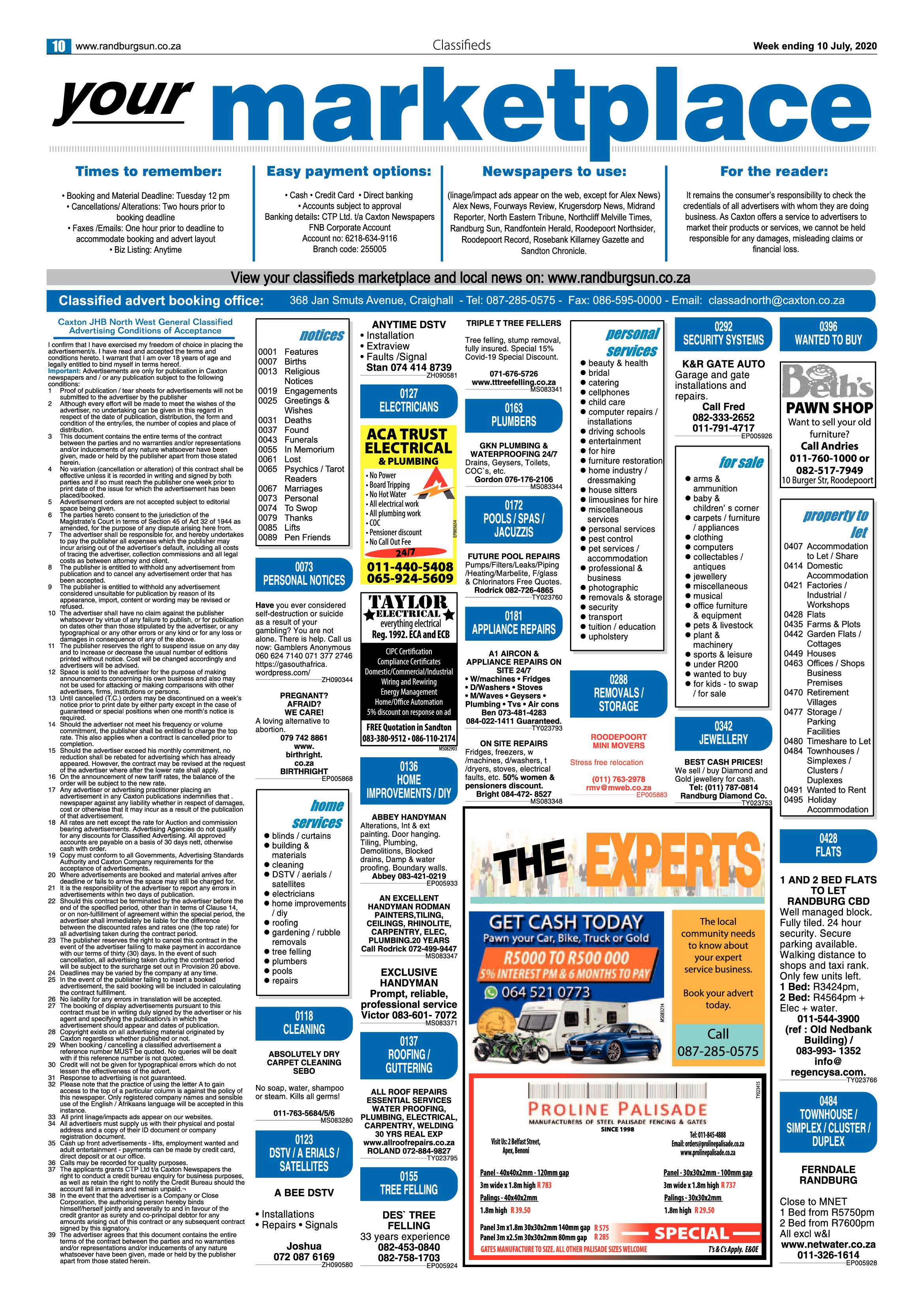 Randburg Sun 10 July 2020 page 10