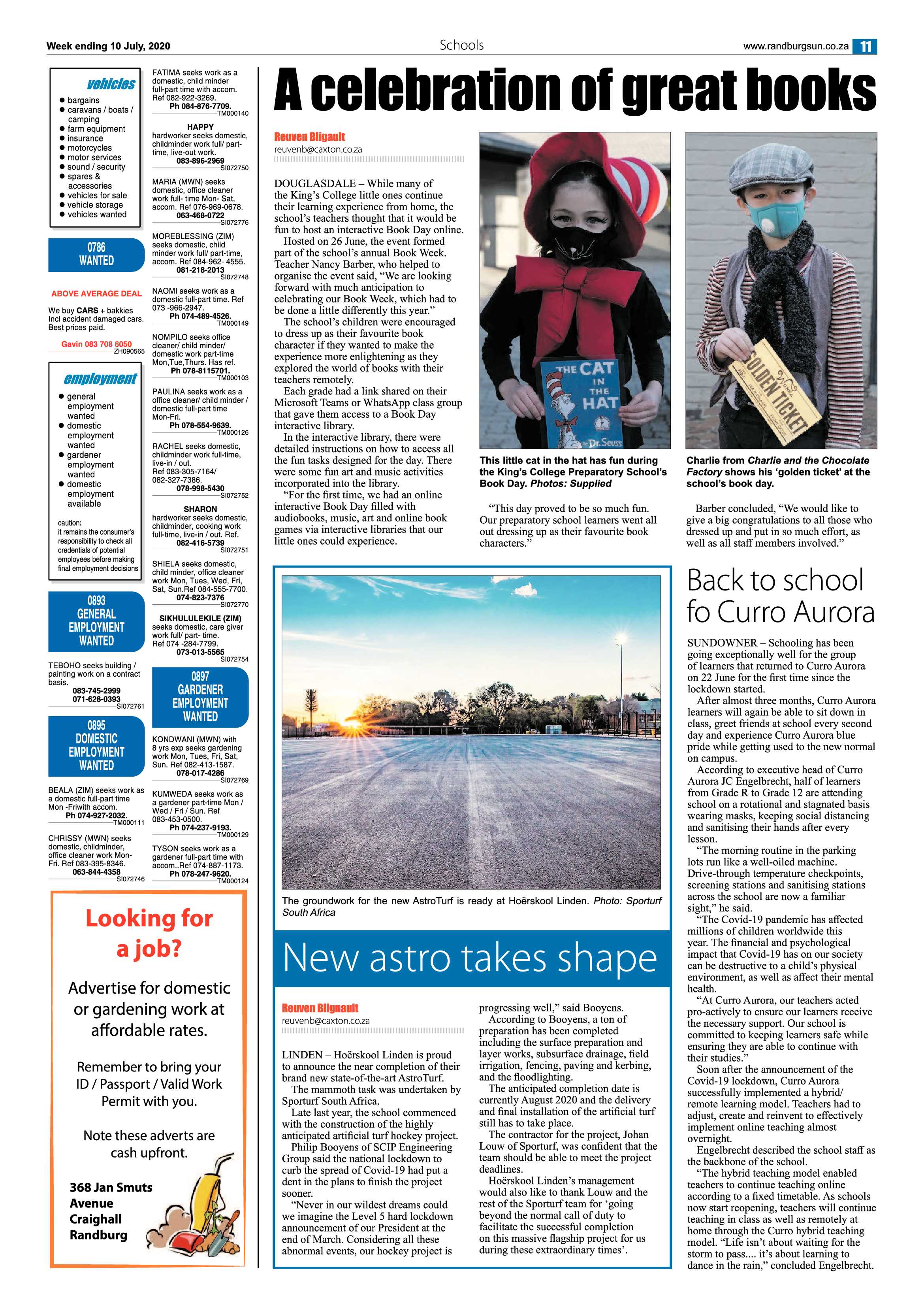 Randburg Sun 10 July 2020 page 11