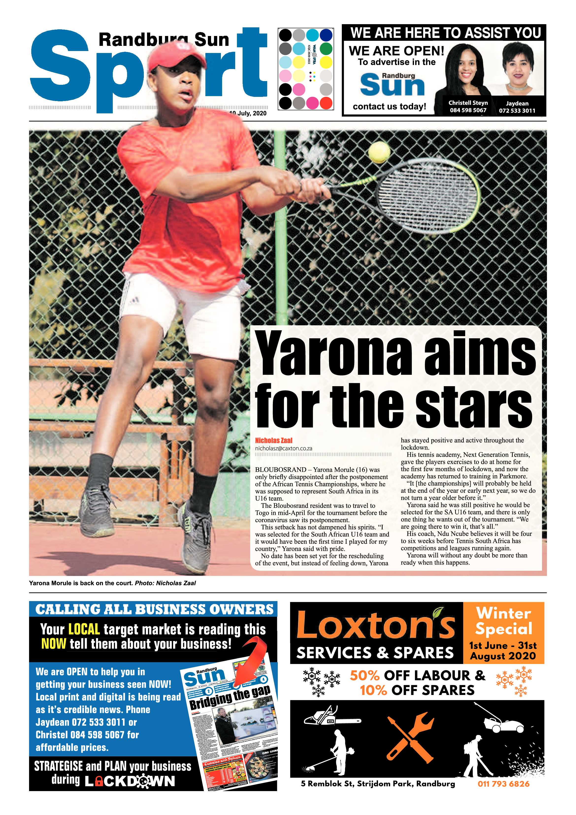 Randburg Sun 10 July 2020 page 12
