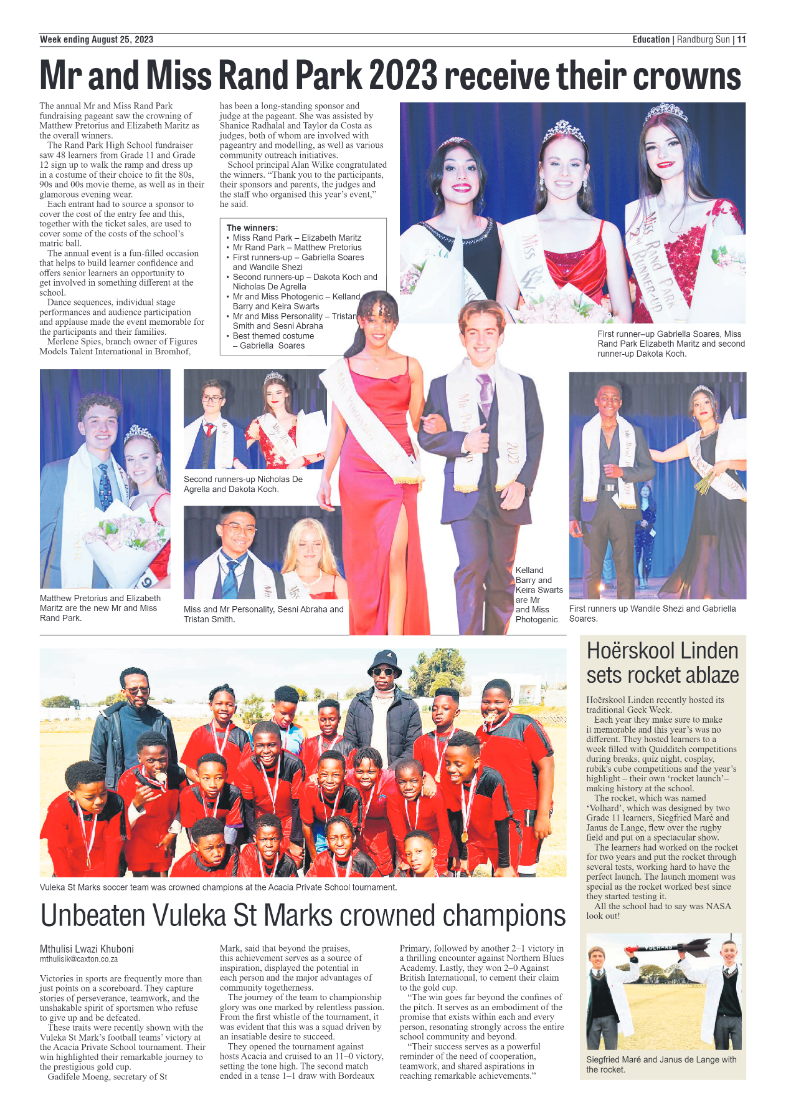 Randburg Sun 25 August 2023 page 11