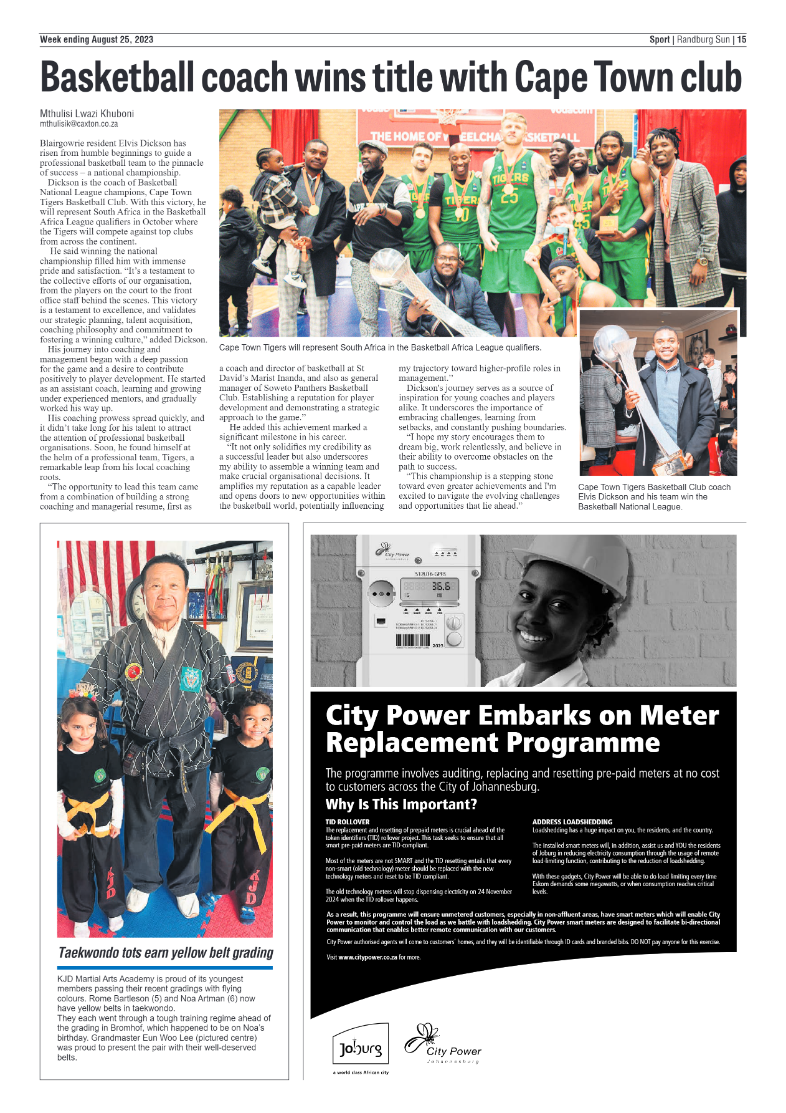 Randburg Sun 25 August 2023 page 15